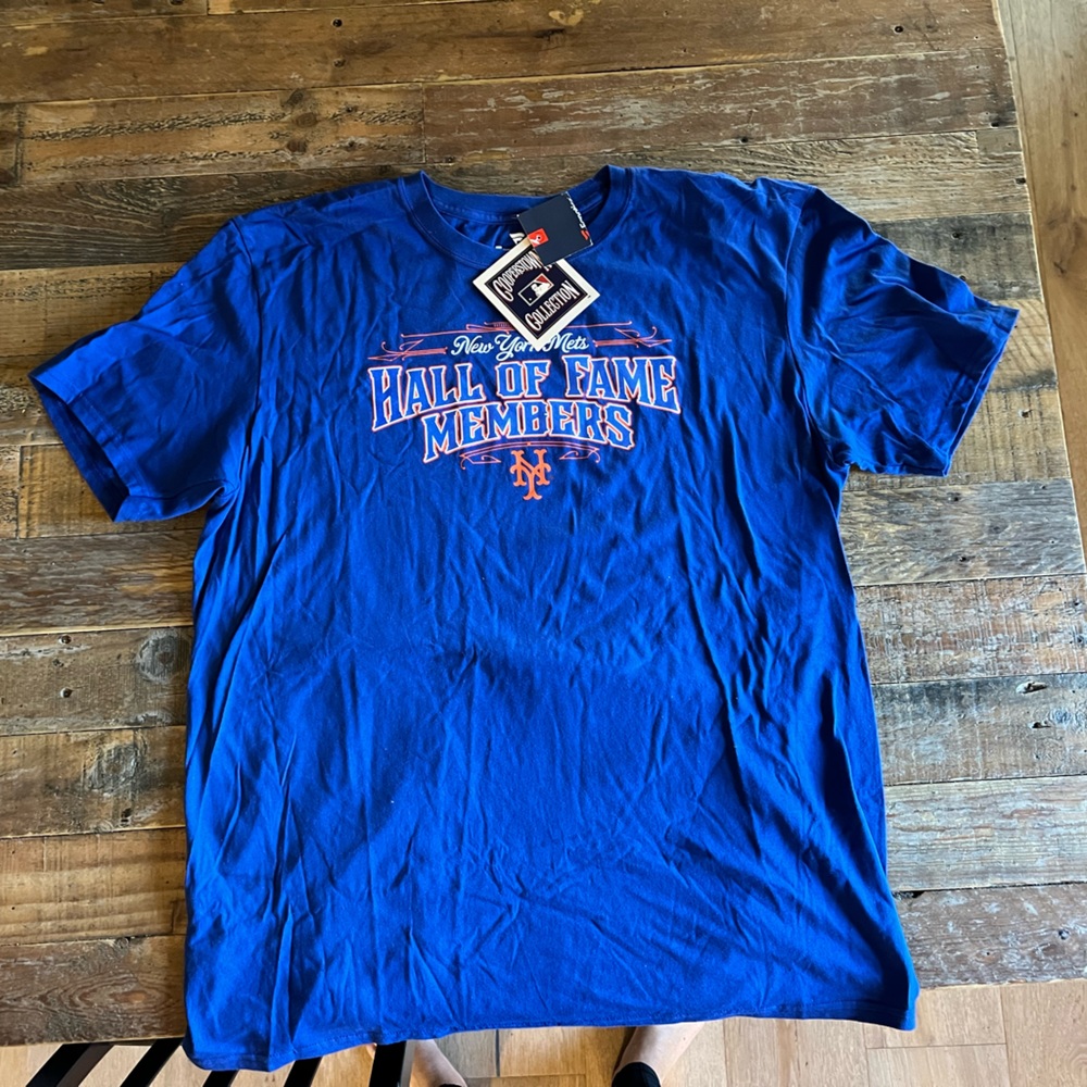 NWT NY METS Hall of Fame members t-shirt